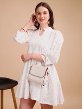 Schiffli Elegance Tiered Short Onepiece