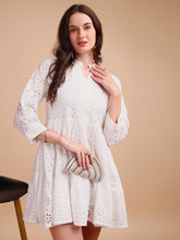 Schiffli Elegance Tiered Short Onepiece