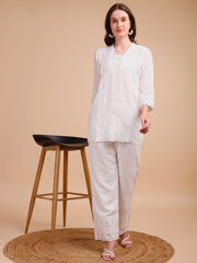 Schiffli Notch Grace Co-ord Set