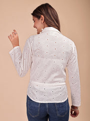 Schiffli Cinch Top