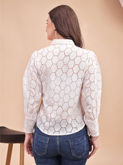 Classic Schiffli Office Shirt