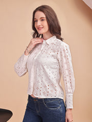 Classic Schiffli Office Shirt