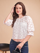 Schiffli Flow Oversized Shirt