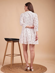 Schiffli Elegance Tiered Short Onepiece