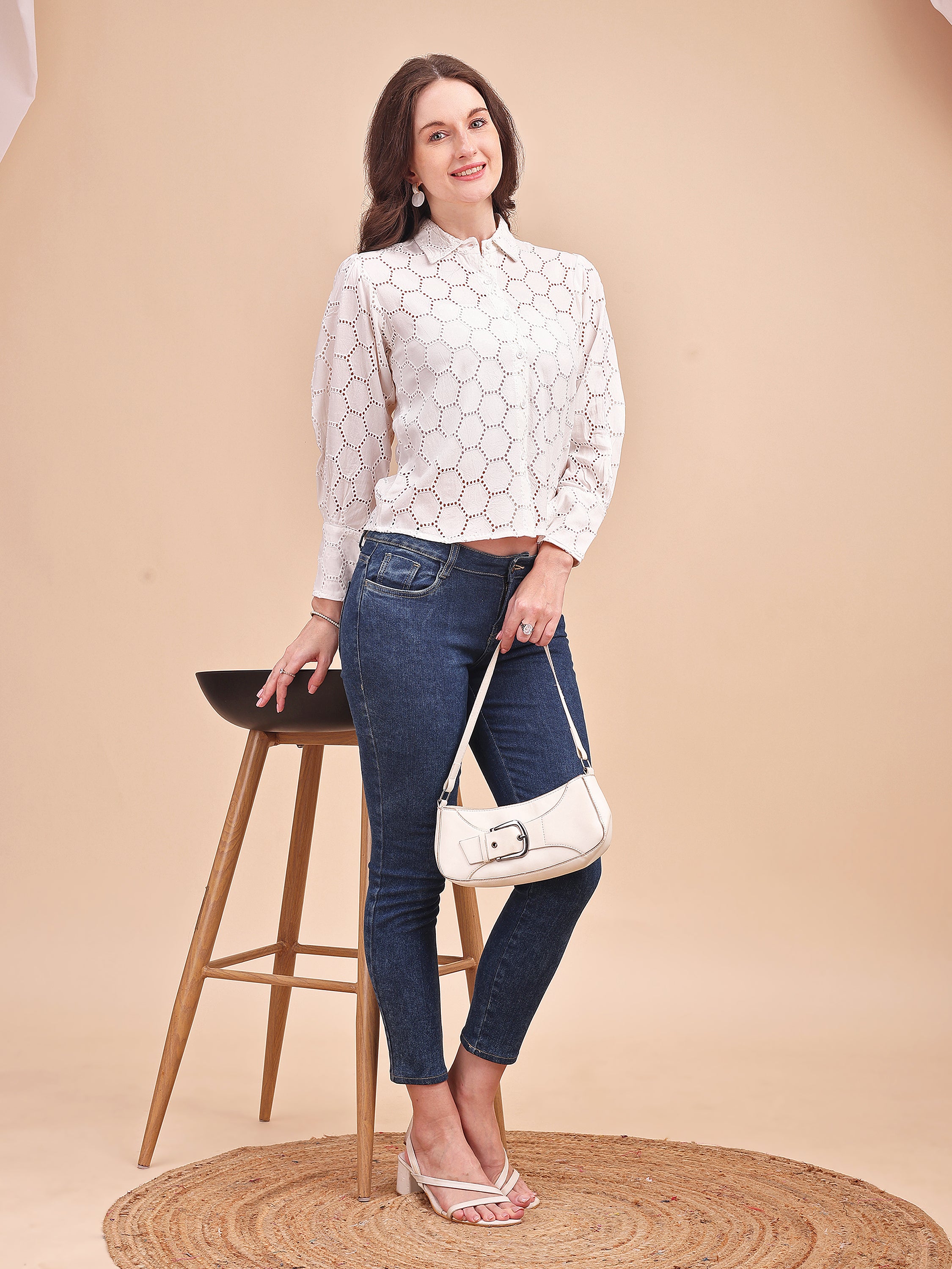 Classic Schiffli Office Shirt