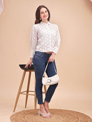 Classic Schiffli Office Shirt