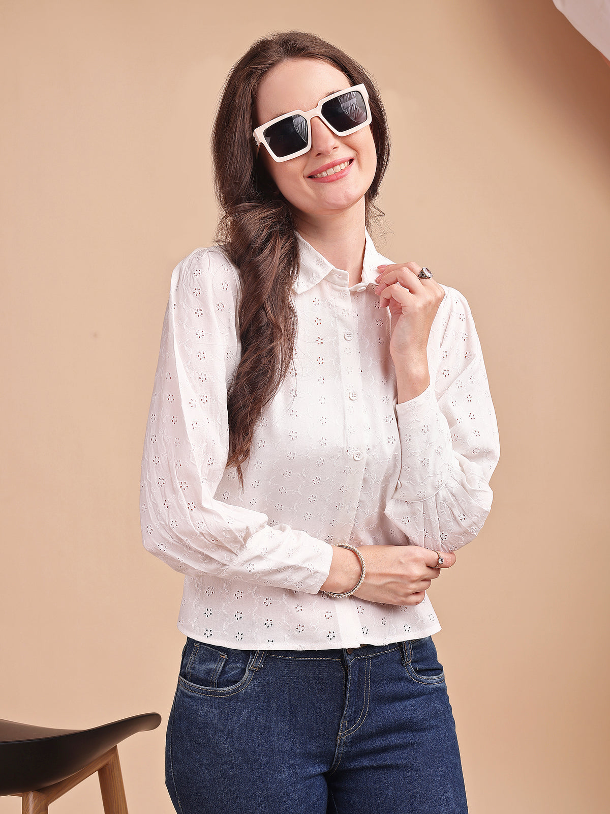 Classic Schiffli Office Shirt