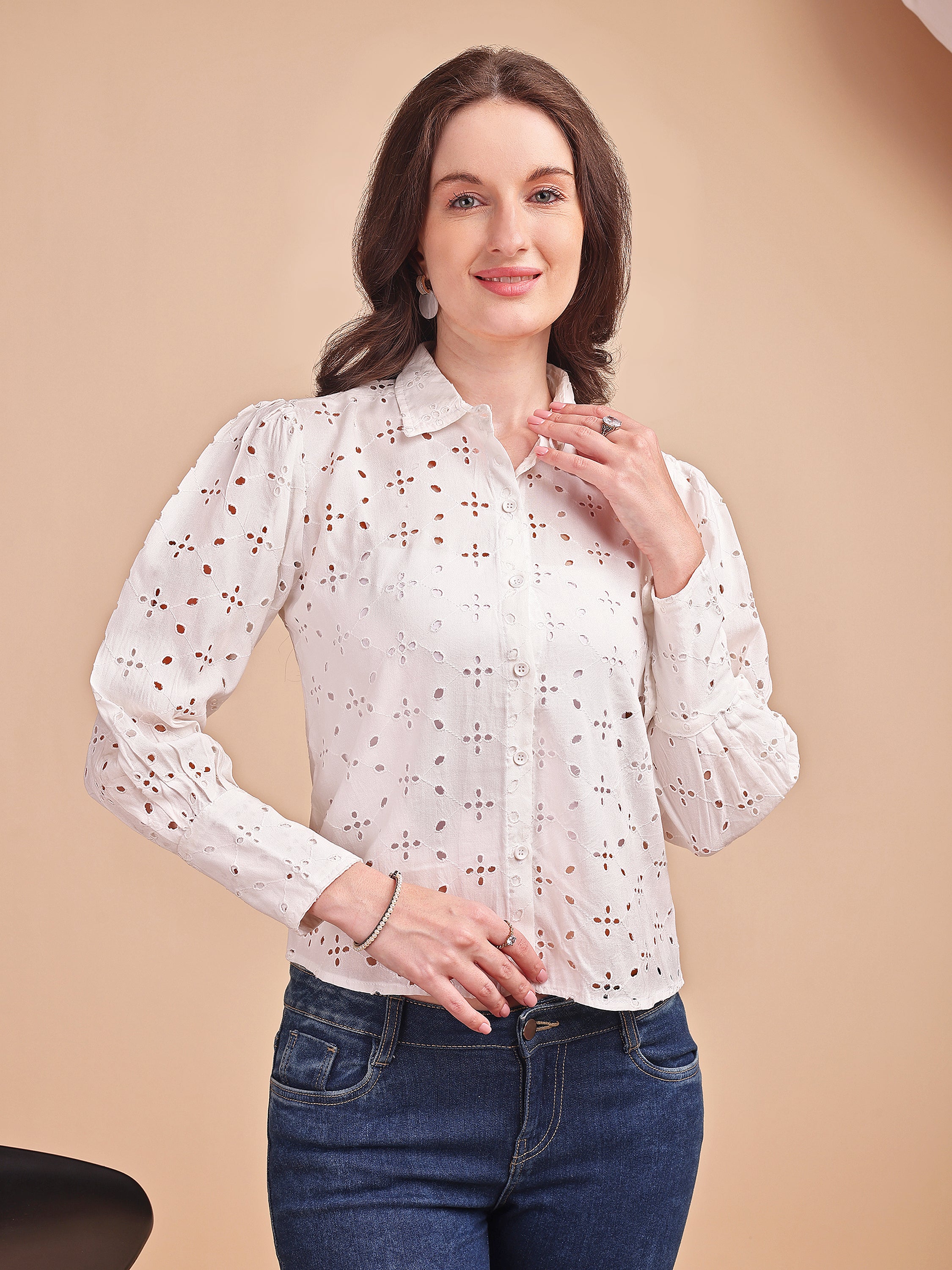 Classic Schiffli Office Shirt