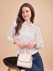 Classic Schiffli Office Shirt