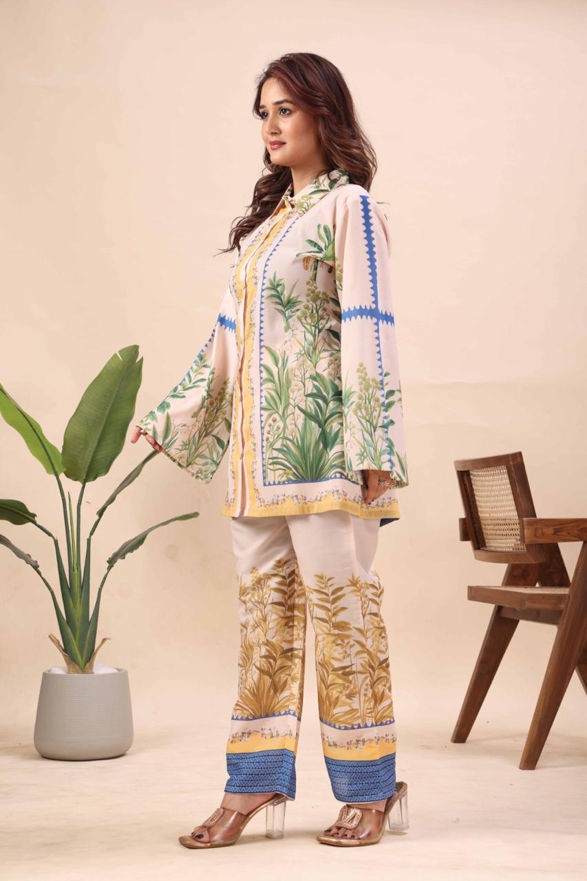 Floral Breeze Shirt & Pant Set