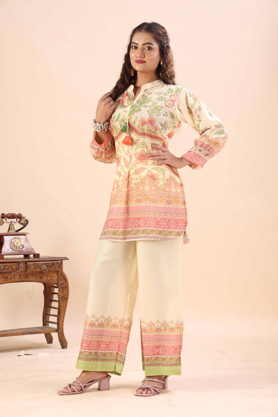 Ivory Jardin Luxe Co-ord Set
